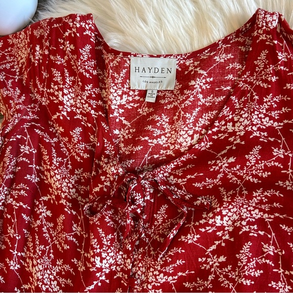 Floral Short Sleeve Dress - Picture 5 of 7